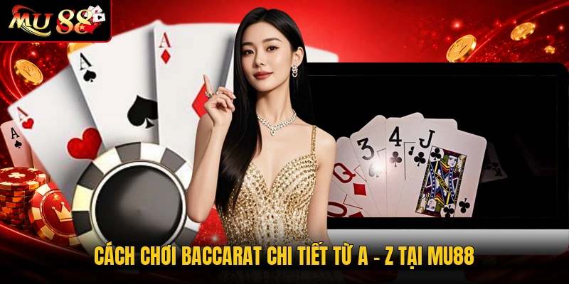 Cách chơi Baccarat chi tiết từ A - Z tại MU88