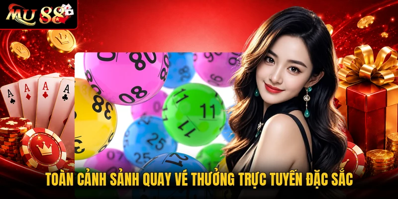 Toàn cảnh sảnh quay vé thưởng trực tuyến đặc sắc